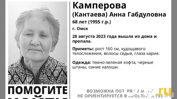 Пожилую омичку, которая пропала в конце лета, нашли мёртвой