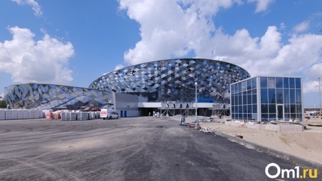 К новой ледовой арене пристроят павильон контроля доступа к кассам в Новосибирске
