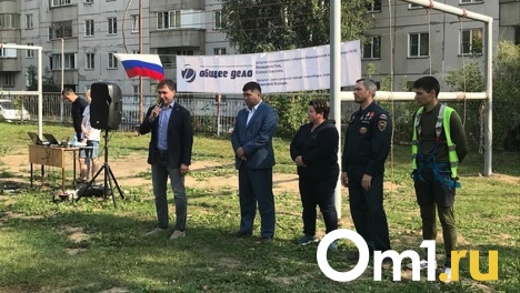 Площадку для занятий спортивным туризмом открыли на стадионе новосибирской школы