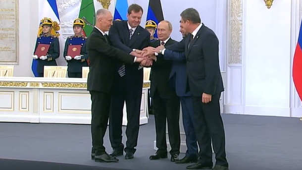 Четыре украинских региона вошли в состав России