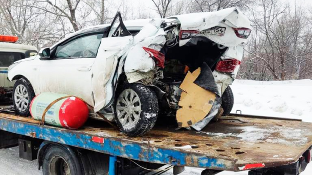 Отдыхающий на обочине таксист погиб в ДТП под Новосибирском
