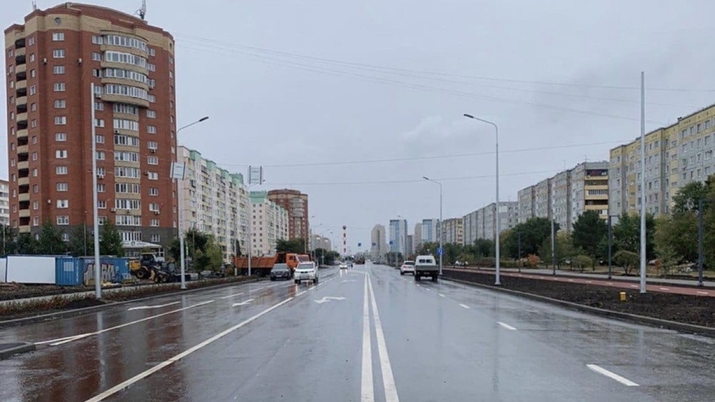 Капитальный ремонт омской автомобильной дороги по улице Лукашевича готов на 98%