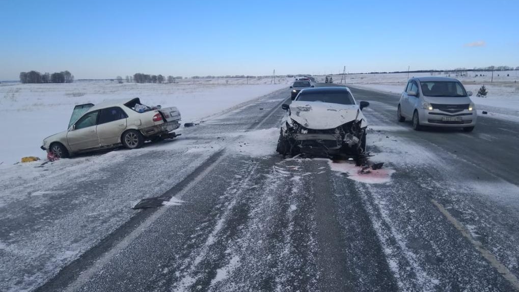 Водитель погиб в страшной тройной аварии в Новосибирской области