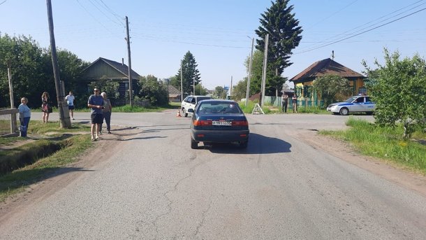 Под Омском в ДТП пострадала мама с маленькой дочкой