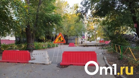 «Рабочих нет, она уже два дня существует»: омичка недовольна ямой во дворе