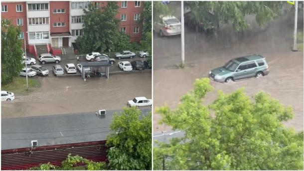 Ливнёвки не успевают — власти назвали причину потопов в Новосибирске после дождей