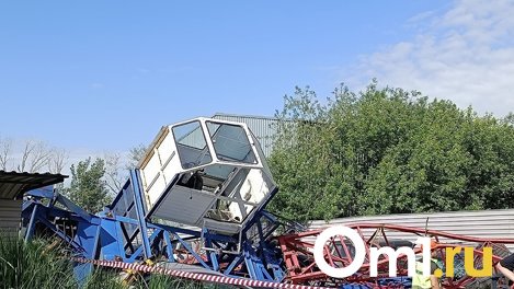 Появились подробности падения крана на стройплощадке ЖК «Европейский берег» в Новосибирске