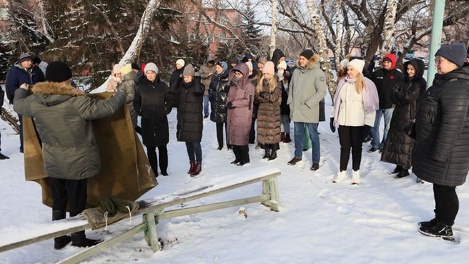 На «Омскэлектро» проходят патриотические «Уроки мужества»