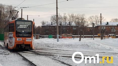 В Омске временно закроют движение трамваев №4 и 7