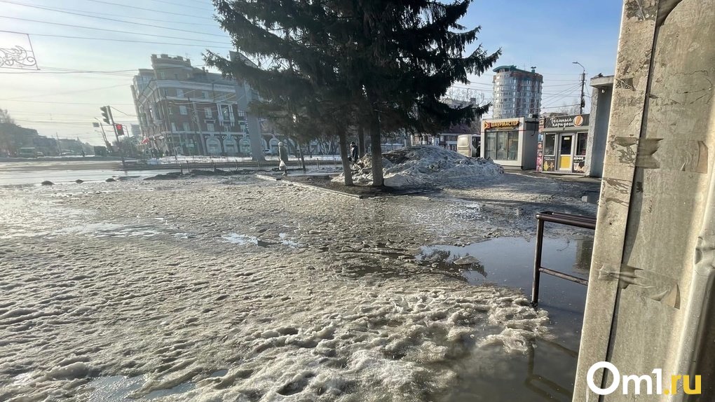 В Омской области за выходные снег опустился на 18 сантиметров