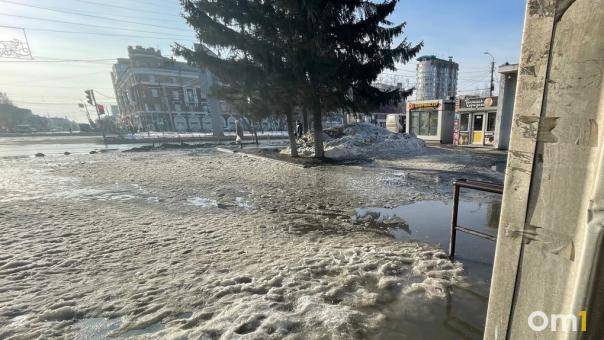 В Омской области за выходные снег опустился на 18 сантиметров