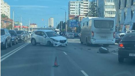 Из-за ДТП в центре на Красном Пути возникла пробка