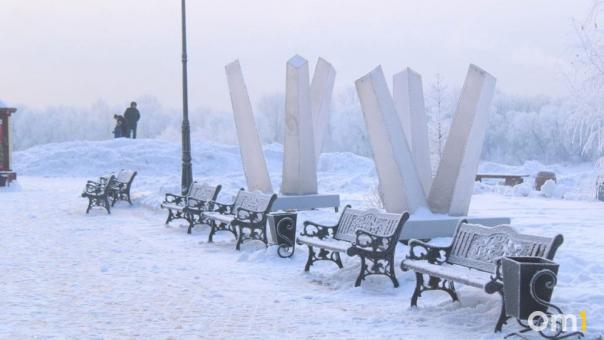 На Омск надвигается очередной мощный снегопад