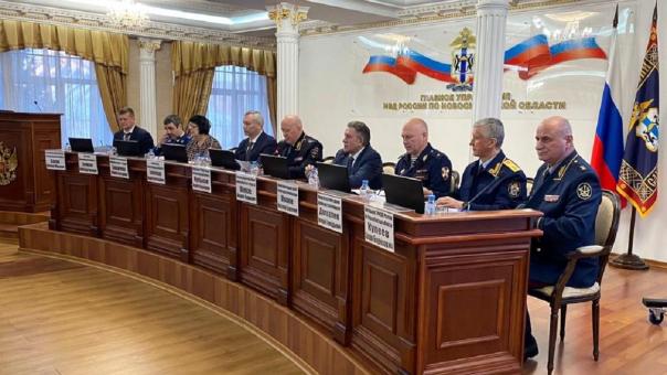 Председатель Заксобрания Андрей Шимкив встретился с сотрудниками ГУ МВД Новосибирской области