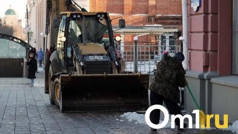 В Омске запустили карту уборки снега