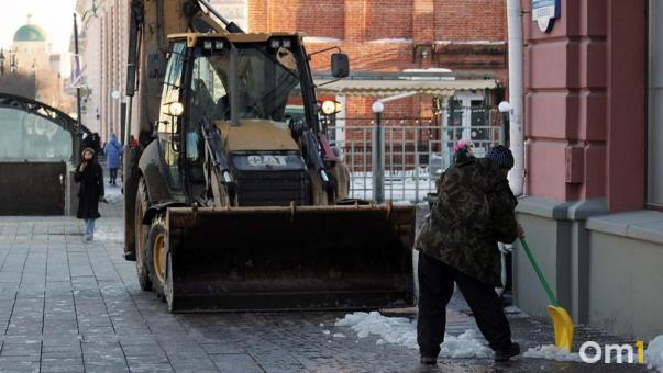 В Омске запустили карту уборки снега