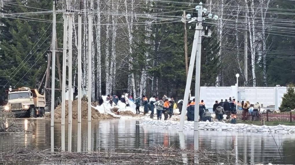 За ночь Иртыш поднялся ещё на 4 сантиметра