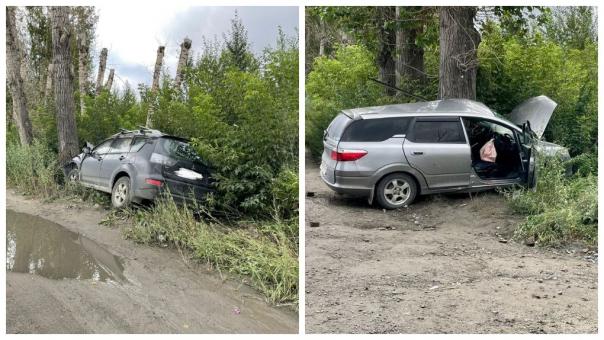 33-летний водитель Honda погиб в Новосибирске после столкновения с деревом. ВИДЕО
