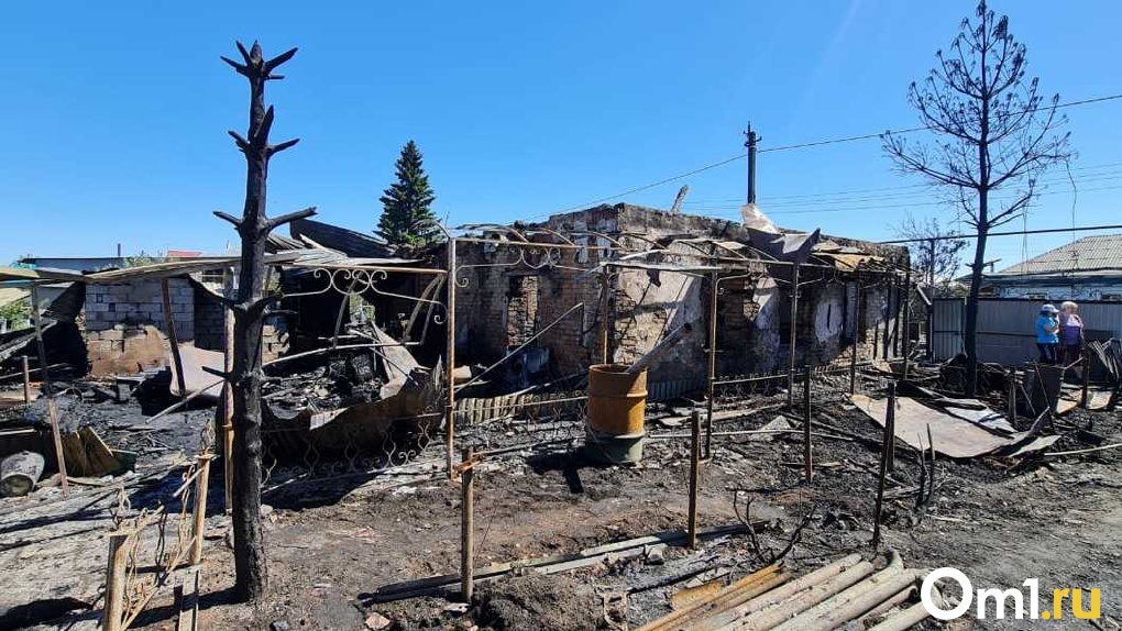 Детей выносили через окна: страшный пожар уничтожил три дома под Новосибирском. ФОТО