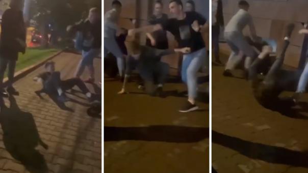 Массовая драка у клуба «Антигламур» попала на видео