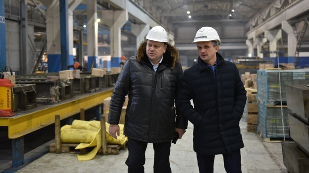 Мэр Сергей Шелест побывал на производственной базе предприятия «Стройбетон»
