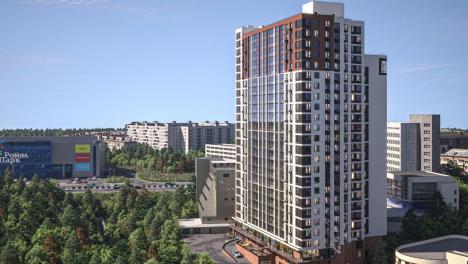 Жизнь на высоте: двухуровневые апартаменты на Красном проспекте