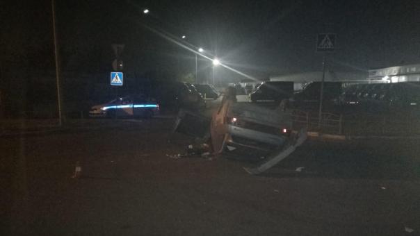 Пьяный омич разбился на автомобиле