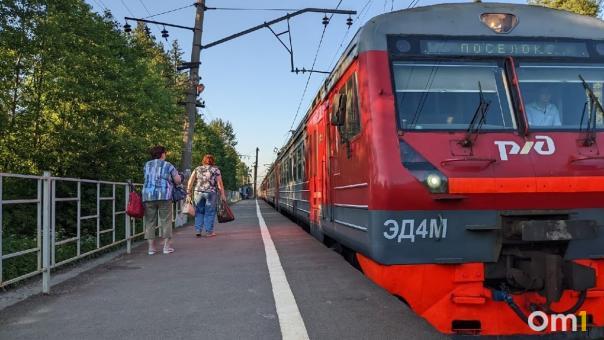 Омские электрички за полгода перевезли более миллиона пассажиров