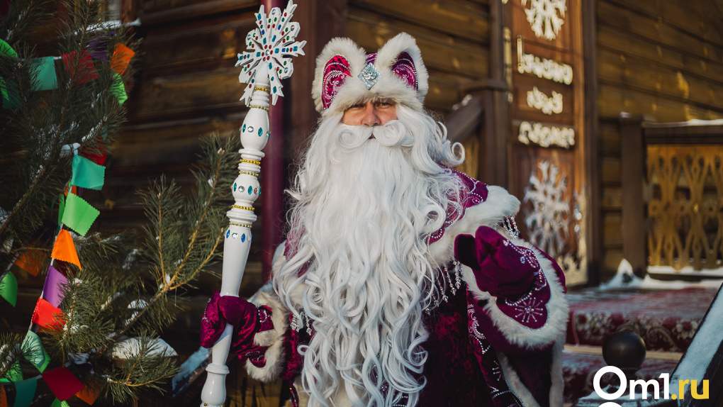 В Омске Дед Мороз пересел с оленей на такси