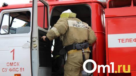 Из-за неисправного автомобиля под Омском сгорел коттедж со всеми постройками