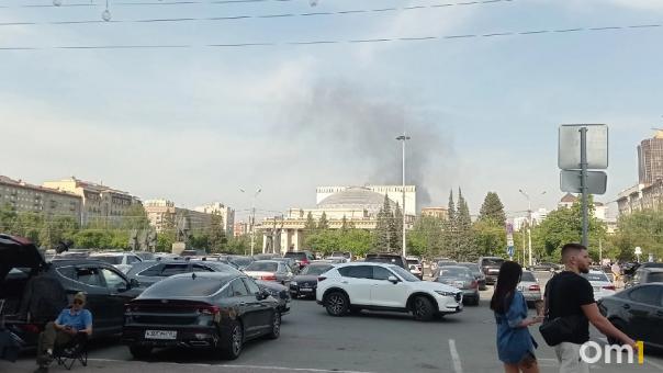 Дым над Новосибирском напугал горожан