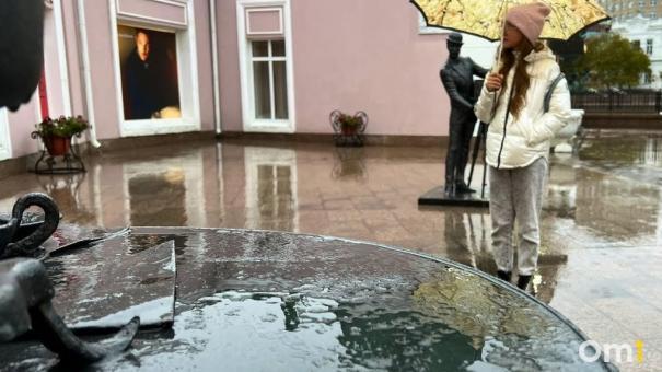 На Омскую область идёт первый весенний ливень