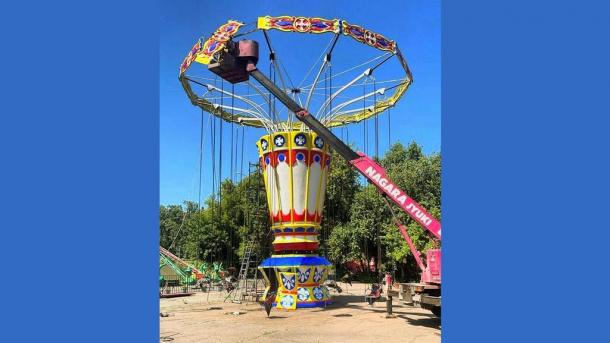 Стал ещё безопаснее: в Советском парке завершилась реконструкция аттракциона «Вихрь»