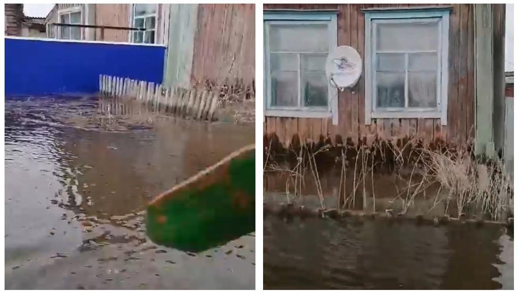 В селе Новосибирской области отрицают затопление домов паводком