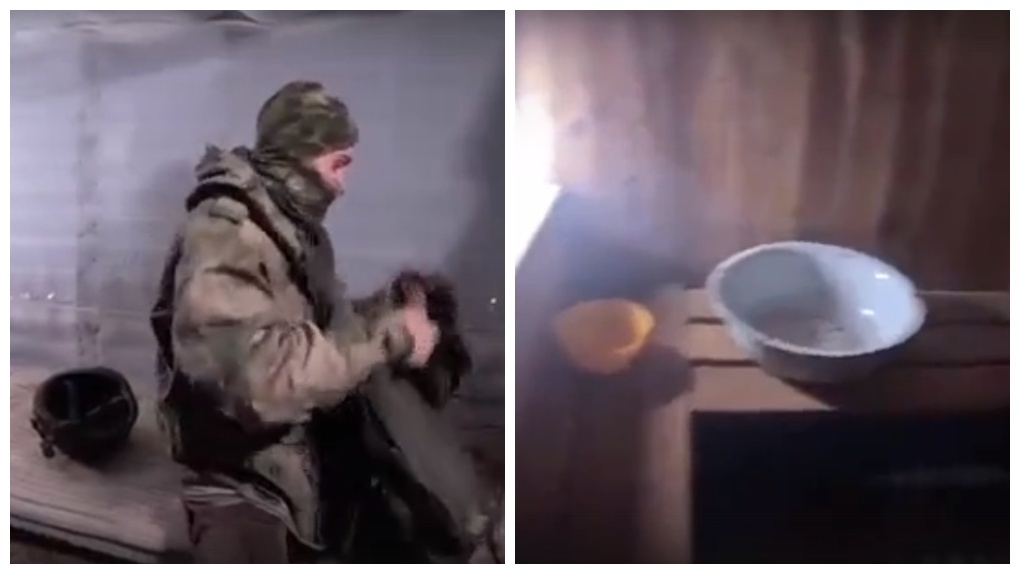 Мобилизованный новосибирец снял на видео условия проживания в землянке в зоне СВО