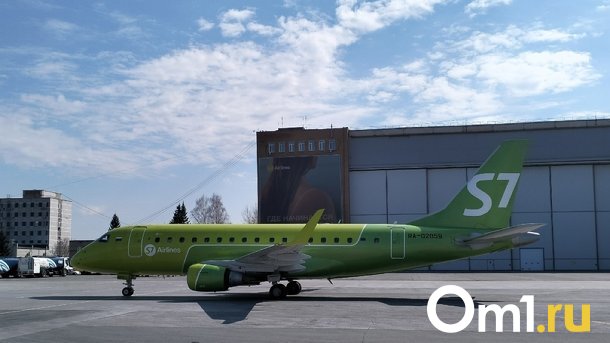 В Новосибирске самолёт авиакомпании S7 вернулся в аэропорт после вылета