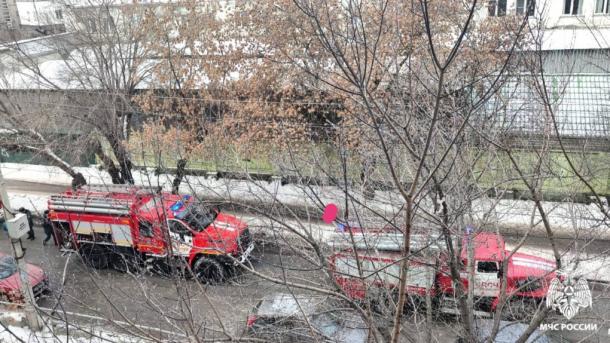 Один человек погиб при пожаре на улице Народной в Новосибирске