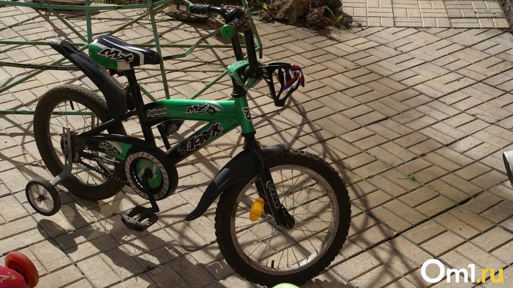 В Омской области водитель сбил девятилетнюю девочку на велосипеде
