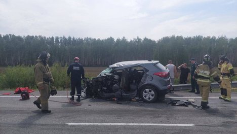 На трассе Тюмень – Омск разбилась семья с двумя детьми