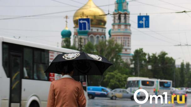 К выходным в Омск вместе с ливнями придёт похолодание