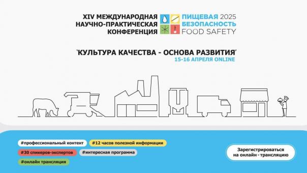 XIV Международная научно-практическая конференция «Пищевая безопасность 2025»