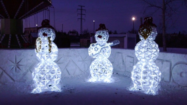 Новый год в Калачинске отмечали в парке за 105 млн рублей