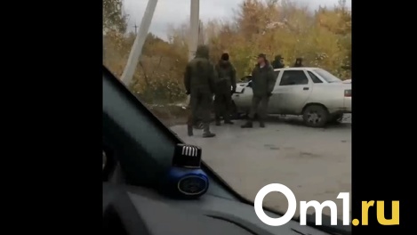 В посёлке Светлый под Омском произошла авария с участием военных