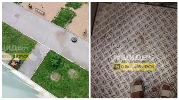 Новосибирец с перерезанным горлом выпал с седьмого этажа — СК начал проверку