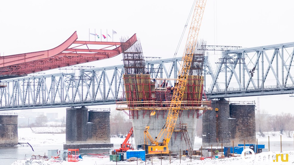 Новосибирский четвёртый мост через Обь готов на 60%