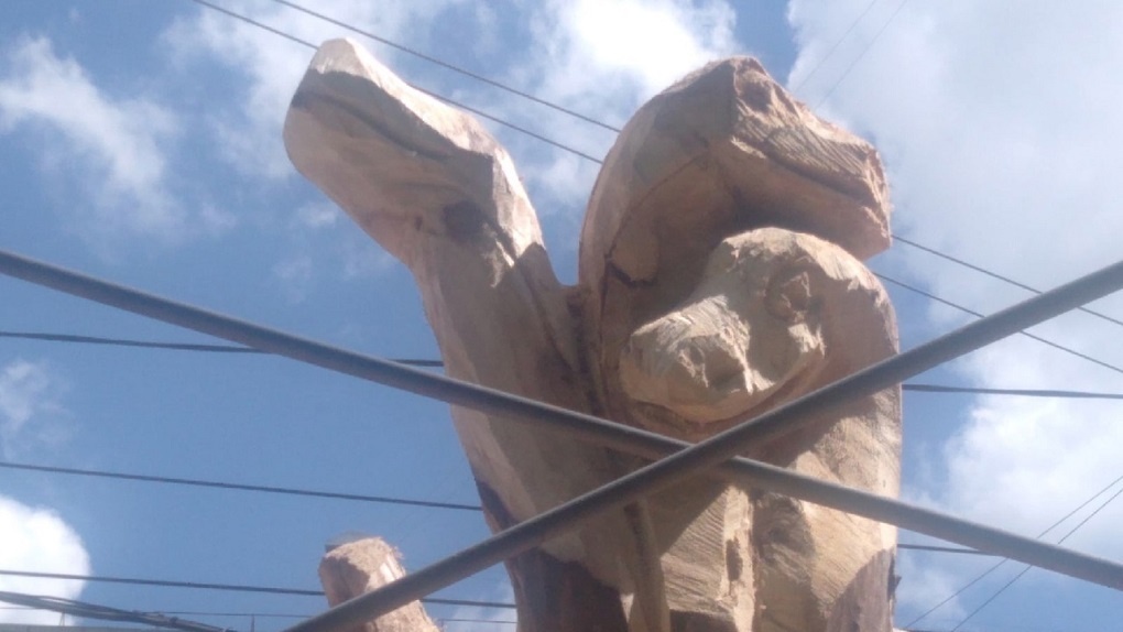 Арт-объект Змей Горыныч появился в Новосибирске: показываем фото