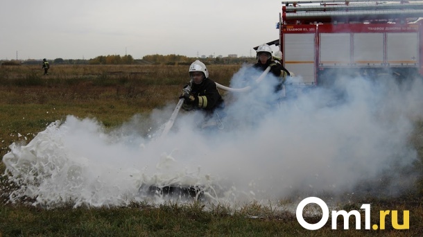 Пожар на помётохранилище, из-за которого задыхаются омичи, обещали устранить за неделю