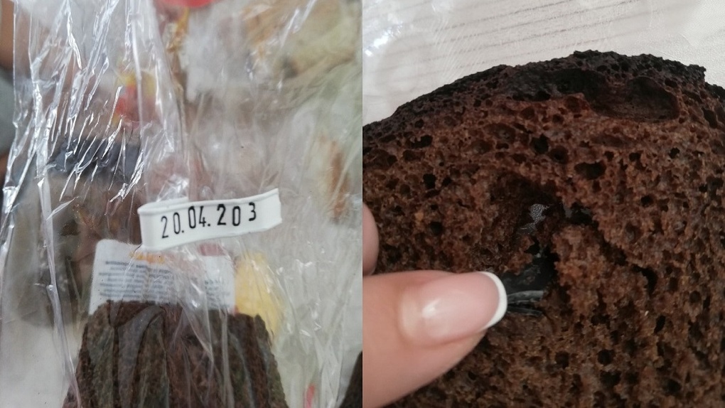 В Новосибирске продают хлеб с кусочками пластмассы