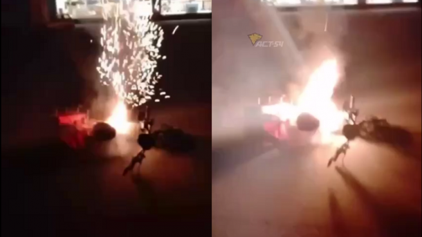 Электровелосипед вспыхнул ночью в Новосибирске: опасность аккумулятора