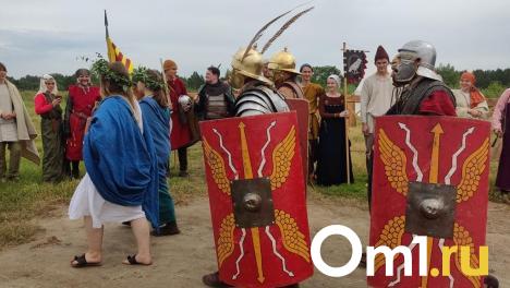 Лучный тир и мягкое фехтование: в Омске проходит фестиваль исторической реконструкции «Щит Сибири»